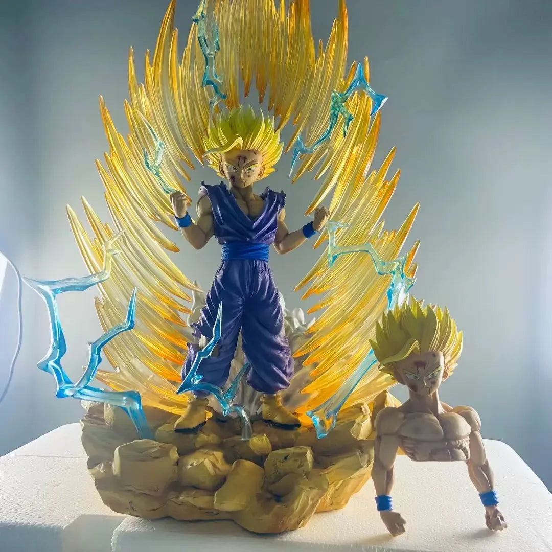 Super Saiyan 2 Gohan Luminous Statue – Replaceable Parts Anime Collectible Gift for Fans