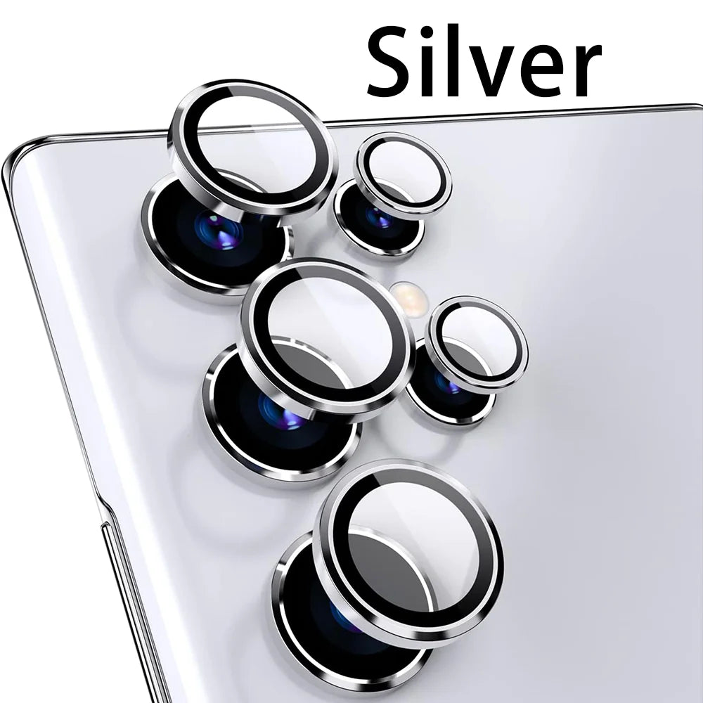 Premium Metal Camera Lens Protector for Samsung Galaxy S22–S25 Ultra & Plus