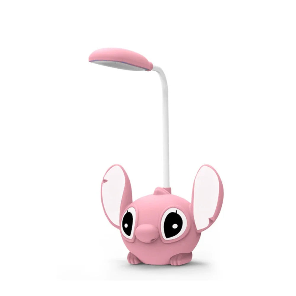 Lampe de bureau LED Disney Stitch – Lampe USB pliable et taille-crayon