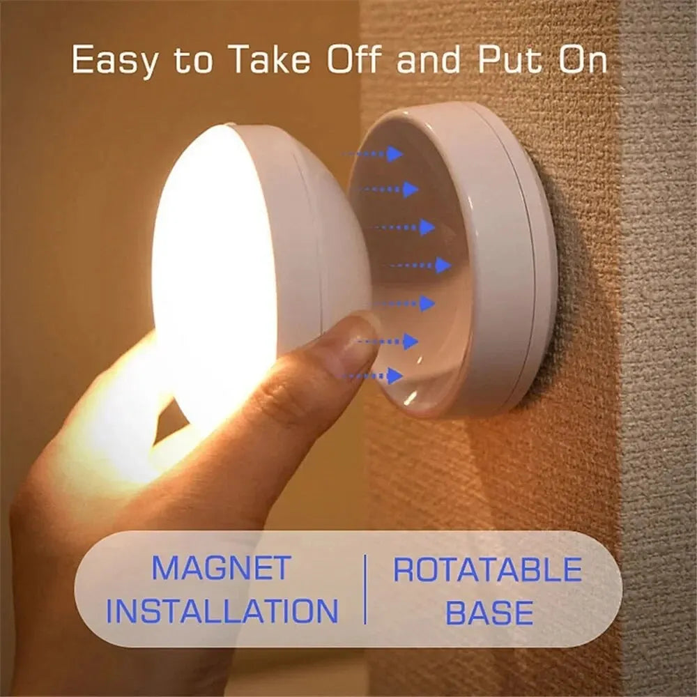 Veilleuse LED à détecteur de mouvement et chargement USB – Induction intelligente