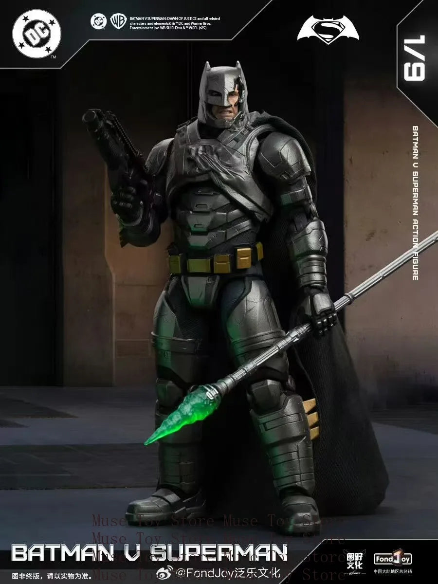 DC Batman v Superman 1/9 Collectors Figures – Armoured Batman vs Damaged Superman Movie Edition