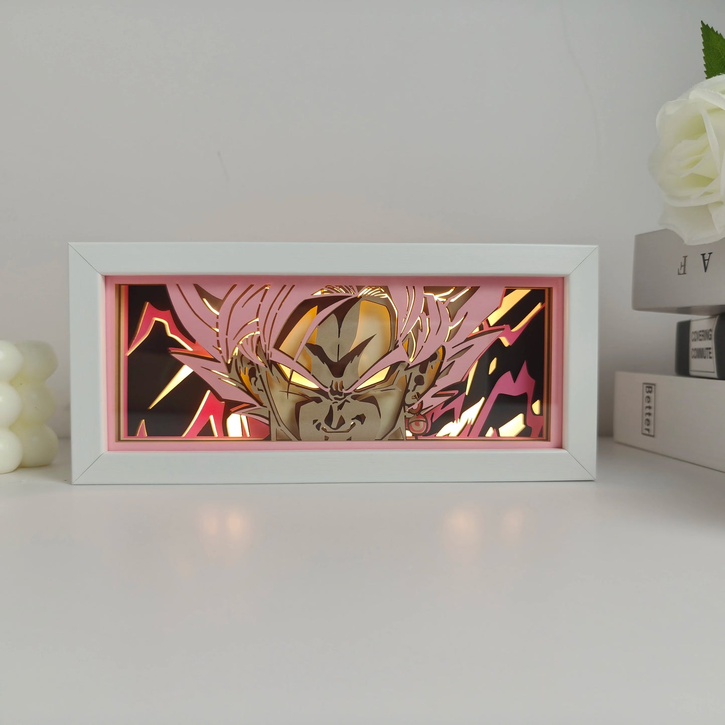 Veilleuse LED 3D Goku & Vegeta – Dragon Ball Z rechargeable par USB