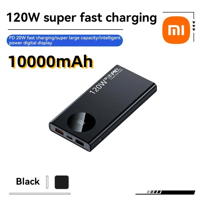 Batterie externe haute capacité Xiaomi 120 W 50 000 mAh – Charge ultra-rapide pour tous les appareils