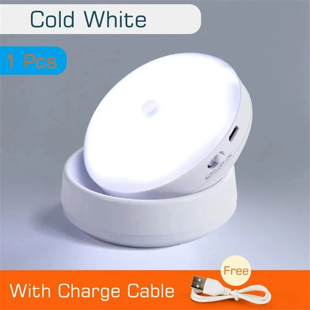 Veilleuse LED à détecteur de mouvement et chargement USB – Induction intelligente