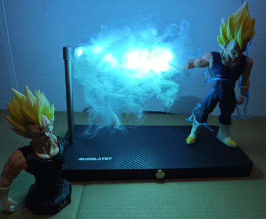 Vegeta Anime Magnetic LED Night Light – Half-Body Statue Collectible for DBZ Fans