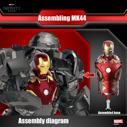 Figura LED de 45 cm con armadura anti-Hulk de Marvel: un juguete coleccionable premium para niños. 