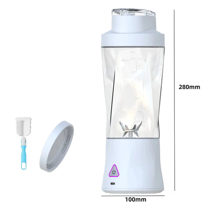 Portable Electric Juicer Blender – 700ml USB Rechargeable Smoothie Cup