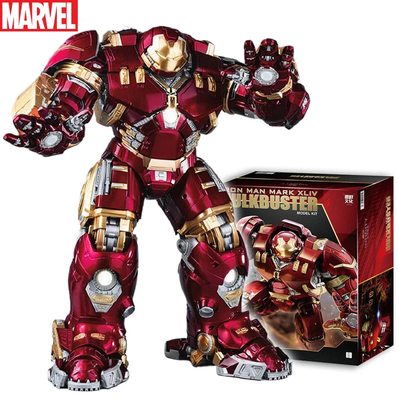 Figura LED de 45 cm con armadura anti-Hulk de Marvel: un juguete coleccionable premium para niños. 