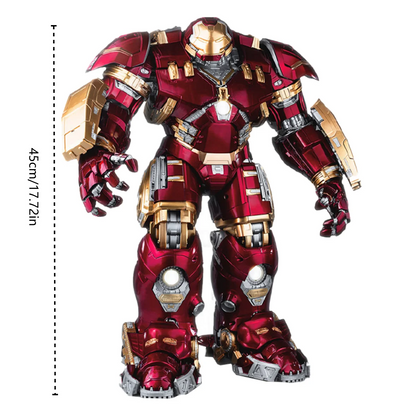 Figura LED de 45 cm con armadura anti-Hulk de Marvel: un juguete coleccionable premium para niños. 