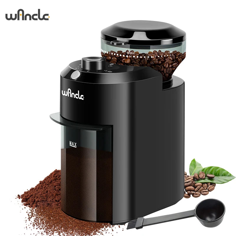 Precision Burr Coffee Mill – Adjustable Conical Grinder 28 Levels