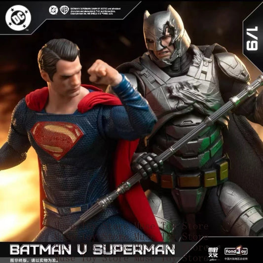 DC Batman v Superman 1/9 Collectors Figures – Armoured Batman vs Damaged Superman Movie Edition