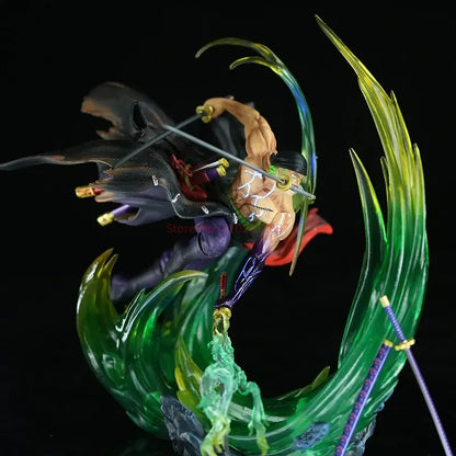 One Piece Zoro 24cm Glow Figure – Premium Anime PVC Statue Toy Gift for Fans