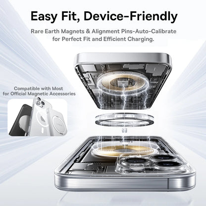 Magnetic MagSafe Case for iPhone 11–17 Pro Max – Slim PC Protection with Wireless Charging Support