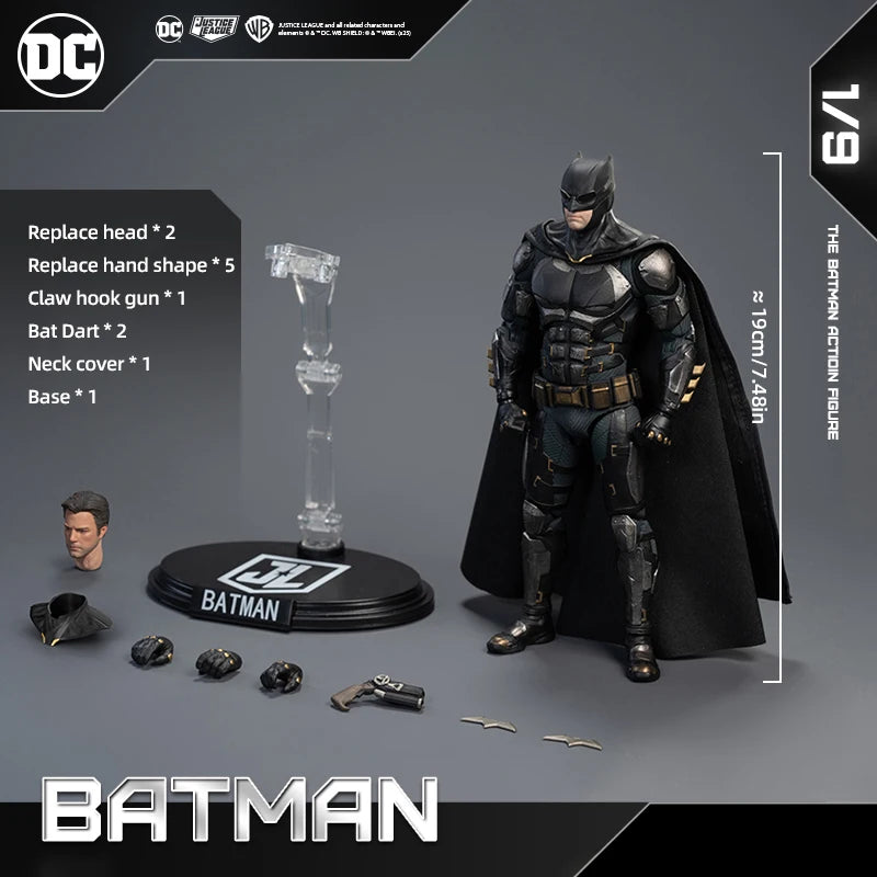 Figura de acción táctica de Batman de la película DC: juguete coleccionable para niños y fans 