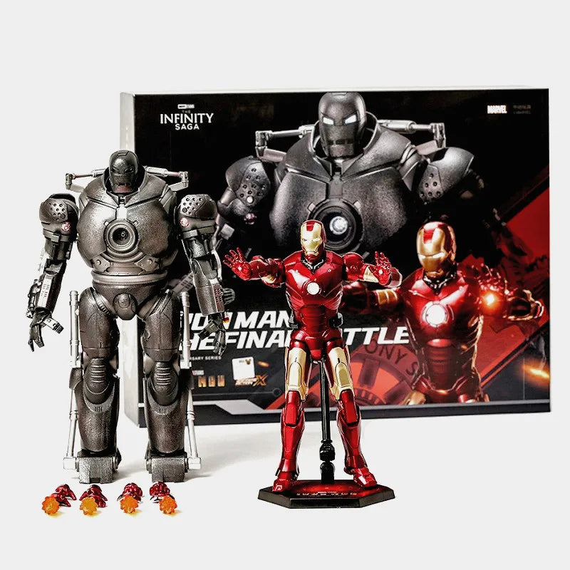 Marvel Iron Man MK4/MK6 Suit-Up Gantry LED Model