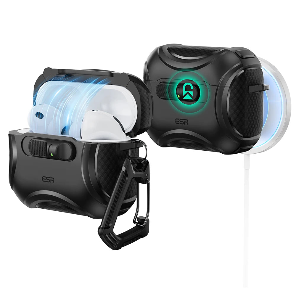 Estuche ESR Premium resistente a caídas para AirPods Pro de 3.ª generación (modelo 2025)