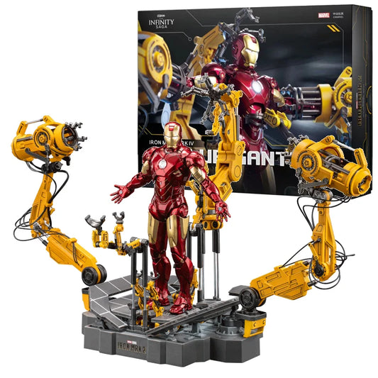 Marvel Iron Man MK4/MK6 Suit-Up Gantry LED Model