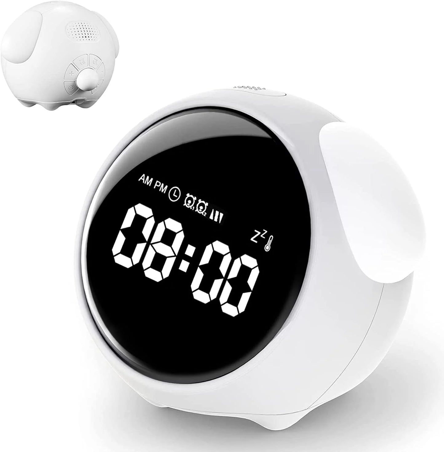 cartoon alarm clock for kids, children’s digital alarm clock, bedside alarm clock kids