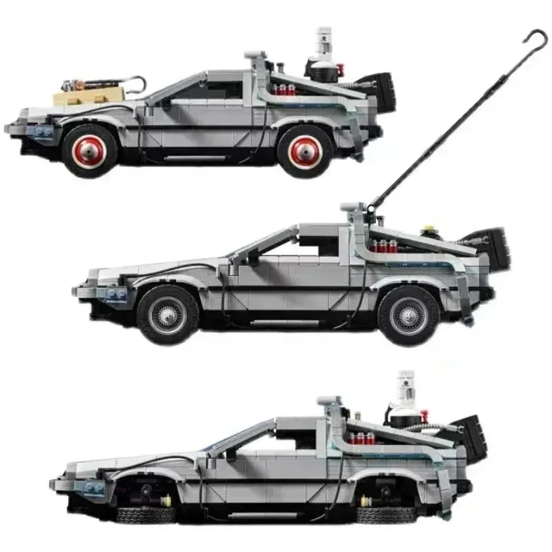 DeLorean DMC-12 Time Machine Brick Model – Back to the Future Collectible Build