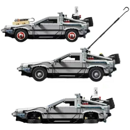 DeLorean DMC-12 Time Machine Brick Model – Back to the Future Collectible Build