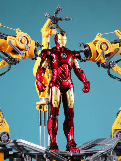 Marvel Iron Man MK4/MK6 Suit-Up Gantry LED Model