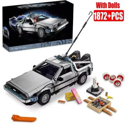 DeLorean DMC-12 Time Machine Brick Model – Back to the Future Collectible Build
