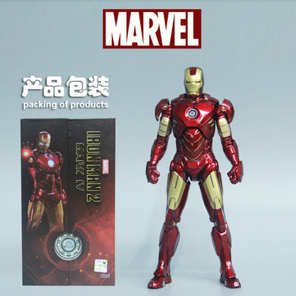 ZD Toys Serie Iron Man Articulado MK1 MK2 MK3 MK4 MK5 MK6 MK7 MK42 MK43 MK50 Figura de Acción de Película 7 Pulgadas Muñecos Mark