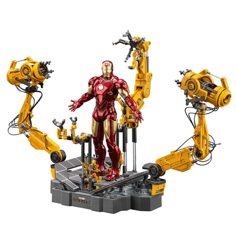 Marvel Iron Man MK4/MK6 Suit-Up Gantry LED Model