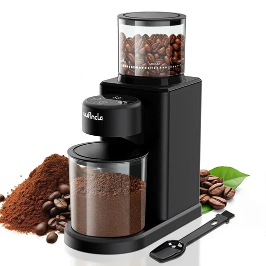 TouchScreen Conical Burr Grinder with 25 Settings for Espresso & Filter Coffee