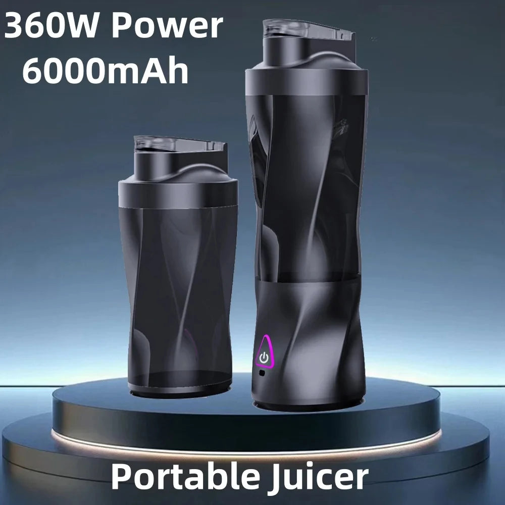 Portable Electric Juicer Blender – 700ml USB Rechargeable Smoothie Cup