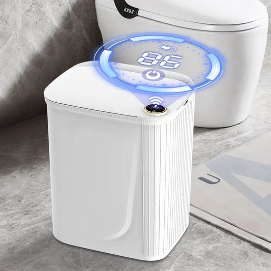 Touchless 20L Type-C Waste Bin with Digital Display for Kitchen & Toilet