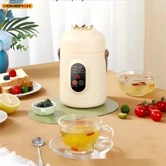 TravelCook Pro Portable Electric Rice Cooker & Hot Pot – Dual Voltage 110V/220V