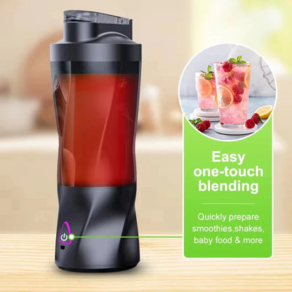 Portable Electric Juicer Blender – 700ml USB Rechargeable Smoothie Cup