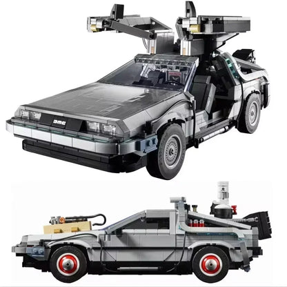DeLorean DMC-12 Time Machine Brick Model – Back to the Future Collectible Build