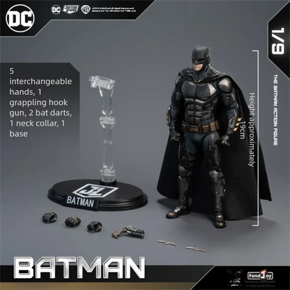 Figura de acción táctica de Batman de la película DC: juguete coleccionable para niños y fans 