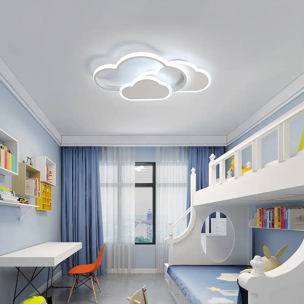 Cloud Haven LED Ceiling Light – Soft Dimmable Ambient Glow for a Calm & Elegant Living Room