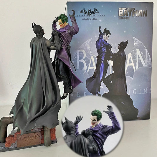 Batman vs Joker Big Collectors Statue – Arkham Comic Figure Display Model for Fans