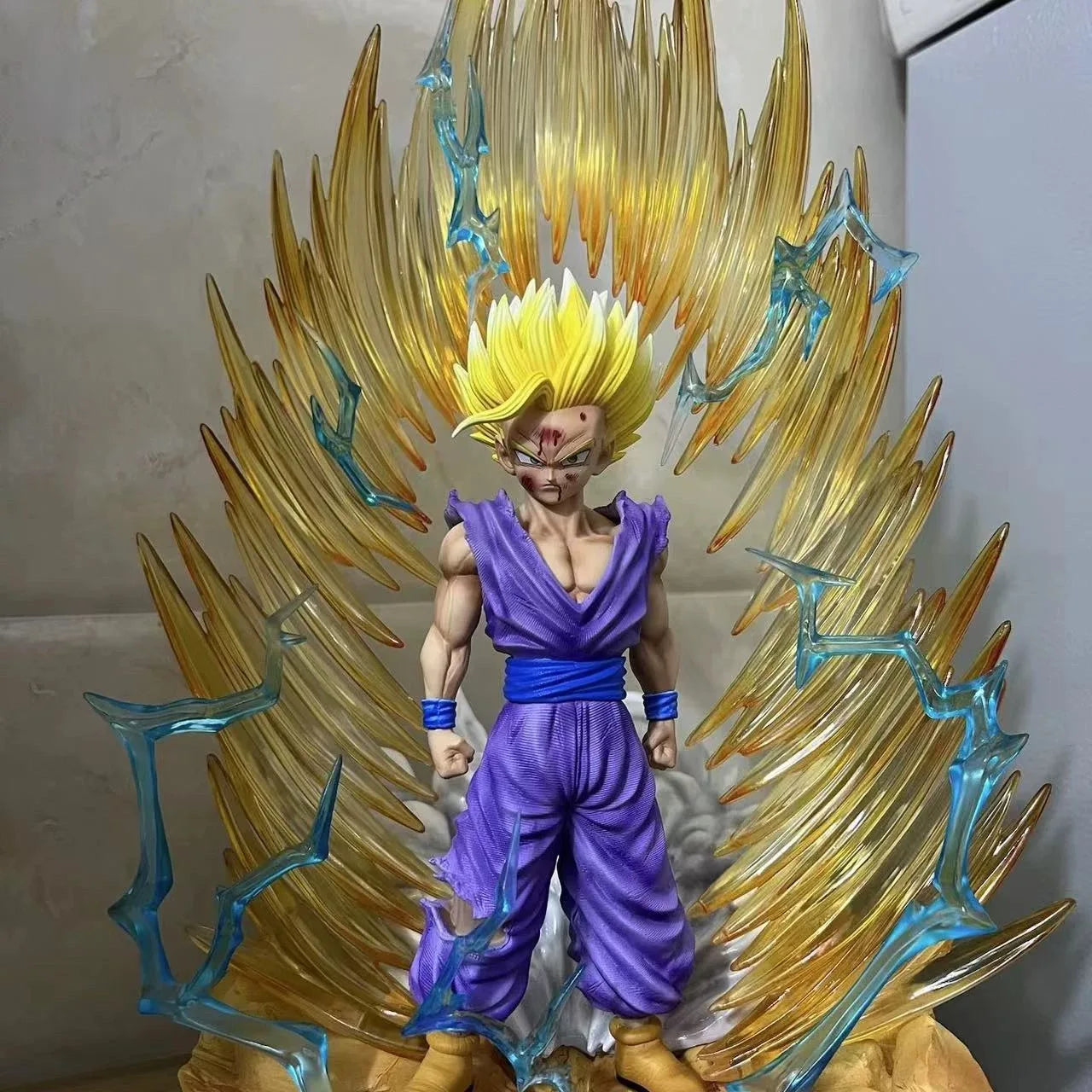 Super Saiyan 2 Gohan Luminous Statue – Replaceable Parts Anime Collectible Gift for Fans