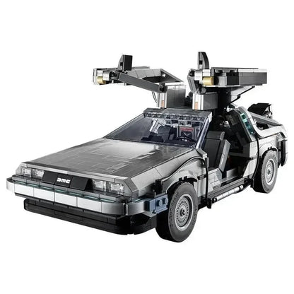 DeLorean DMC-12 Time Machine Brick Model – Back to the Future Collectible Build