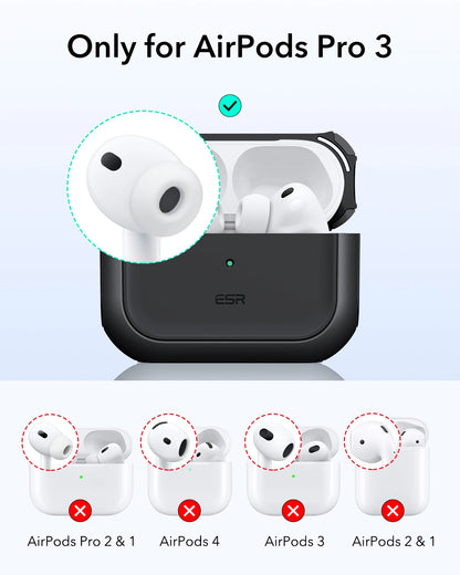 Estuche ESR Premium resistente a caídas para AirPods Pro de 3.ª generación (modelo 2025)