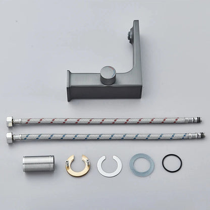 LuxTemp Digital Bathroom Sink Tap – LED Temperature Display Hot & Cold Water Mixer