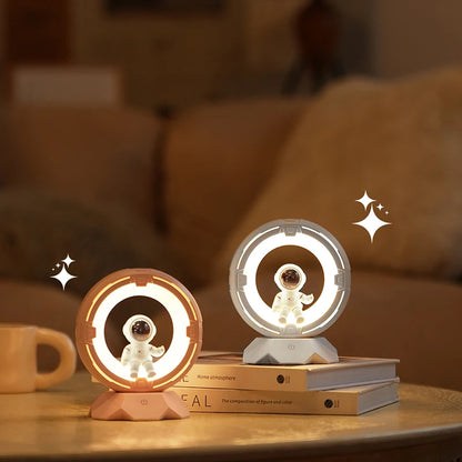 Creative Astronaut LED Table Lamp – Rechargeable Touch Dimmable Night Light for Children