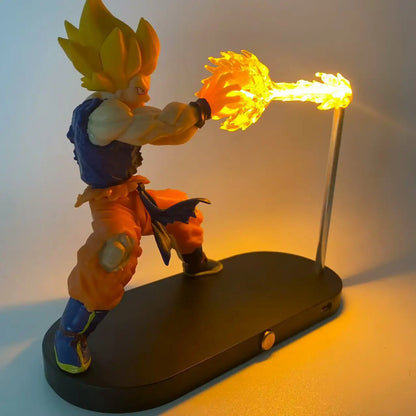 Dragon Ball Z Super Saiyan Goku Kamehameha LED Night Light – Floating Anime Figure Gift