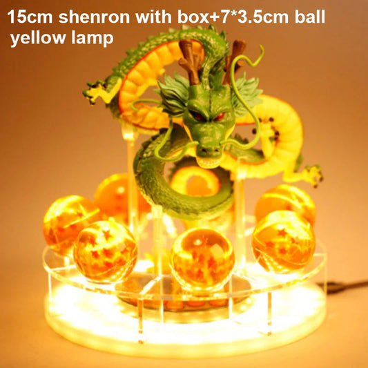 Dragon Ball Shenlong LED Lamp & Goku Figure – Premium Anime Collection Gift