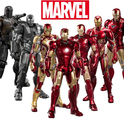 ZD Toys Serie Iron Man Articulado MK1 MK2 MK3 MK4 MK5 MK6 MK7 MK42 MK43 MK50 Figura de Acción de Película 7 Pulgadas Muñecos Mark