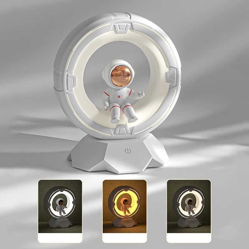 Creative Astronaut LED Table Lamp – Rechargeable Touch Dimmable Night Light for Children