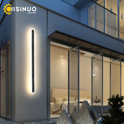 Modern Waterproof LED Wall Light – Aluminium IP65 Exterior Porch & Garden Lamp
