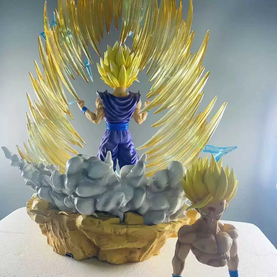 Super Saiyan 2 Gohan Luminous Statue – Replaceable Parts Anime Collectible Gift for Fans