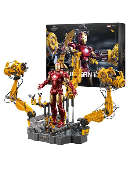 Marvel Iron Man MK4/MK6 Suit-Up Gantry LED Model