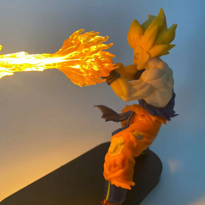 Dragon Ball Z Super Saiyan Goku Kamehameha LED Night Light – Floating Anime Figure Gift